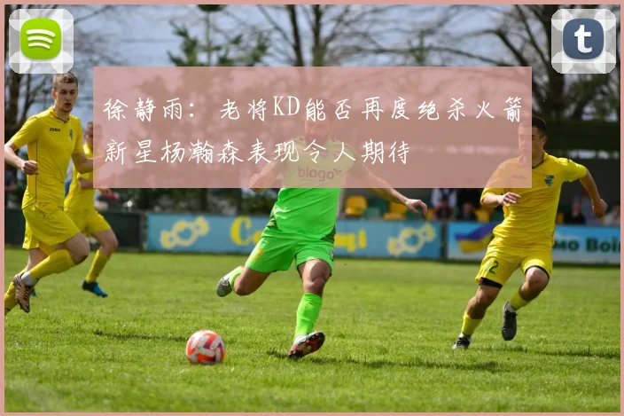 徐静雨：老将KD能否再度绝杀火箭新星杨瀚森表现令人期待